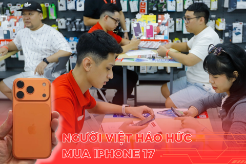 Người Việt háo hức mua iPhone 17
