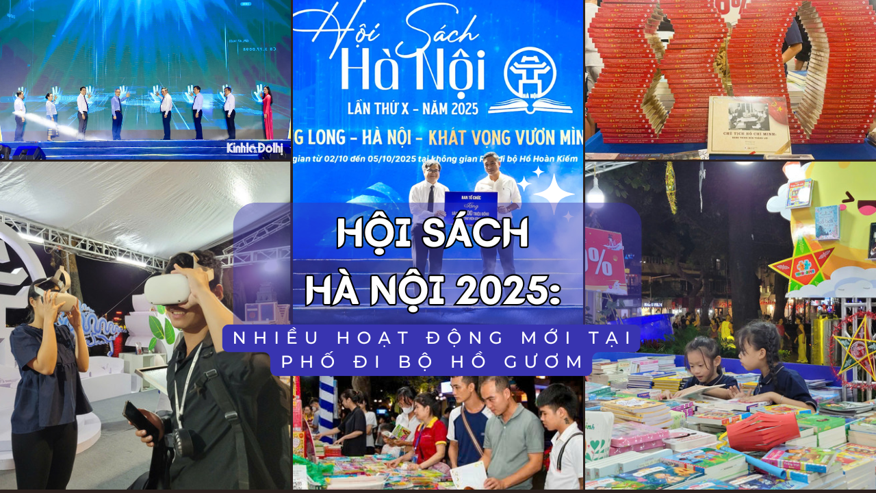 Hội Sách Hà Nội 2025: Nhiều hoạt động hấp dẫn tại phố đi bộ Hồ Gươm
