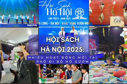 Hội Sách Hà Nội 2025: Nhiều hoạt động hấp dẫn tại phố đi bộ Hồ Gươm
