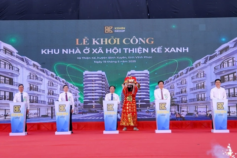 Vĩnh Phúc: khởi công khu nhà ở xã hội tại xã Thiện Kế
