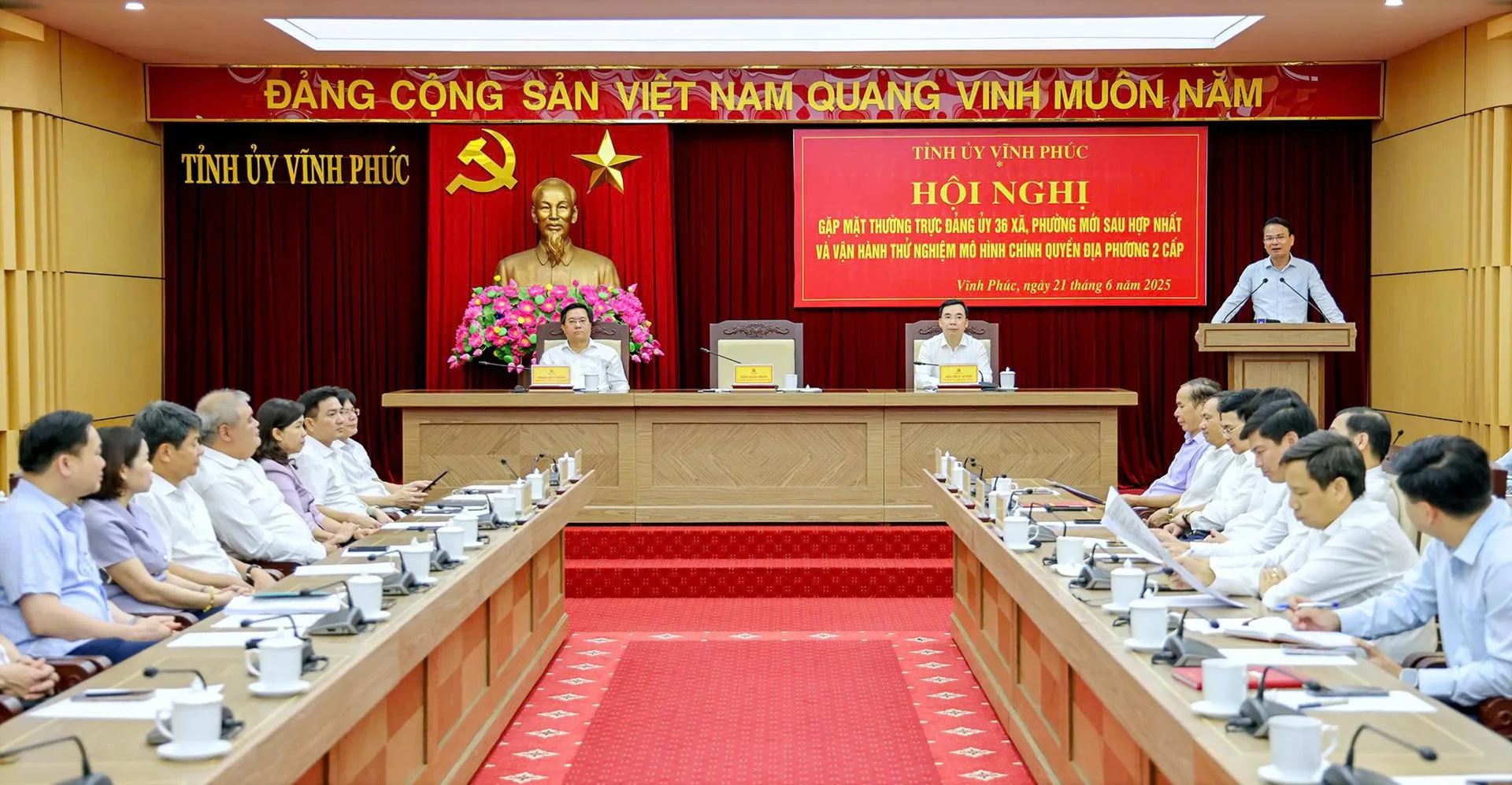 Vĩnh Phúc vận hành thử mô hình chính quyền địa phương 2 cấp