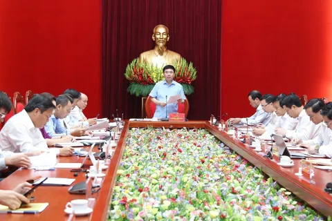 Ban Thường vụ Tỉnh ủy Phú Thọ cho ý kiến nhiều nội dung quan trọng thúc đẩy phát triển kinh tế - xã hội