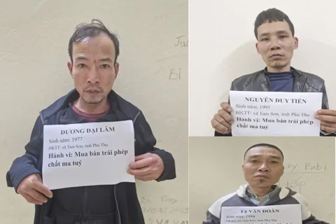 Phú Thọ: liên tiếp triệt phá các ổ nhóm ma túy, cờ bạc, pháo nổ trái phép