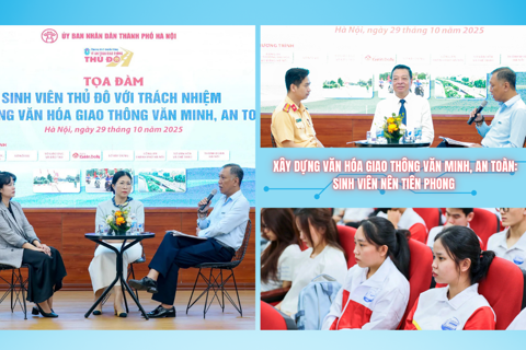 Xây dựng văn hóa giao thông văn minh, an toàn: Sinh viên nên tiên phong