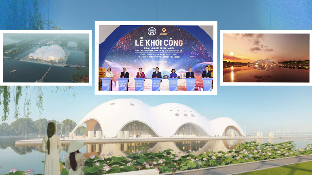 Khởi công Nhà hát Opera Hà Nội bên hồ Tây