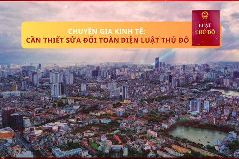 Chuyên gia kinh tế: Cần thiết sửa đổi toàn diện Luật Thủ đô