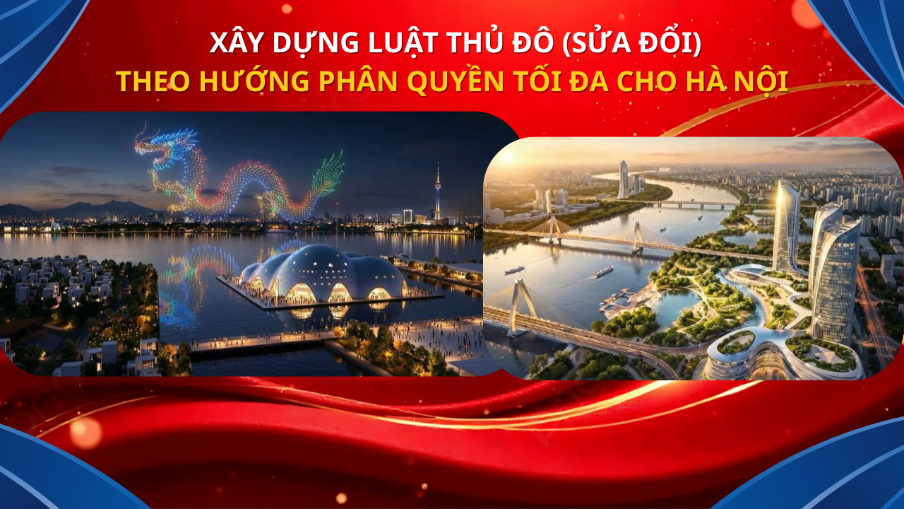 Xây dựng Luật Thủ đô (sửa đổi) theo hướng phân quyền tối đa cho Hà Nội