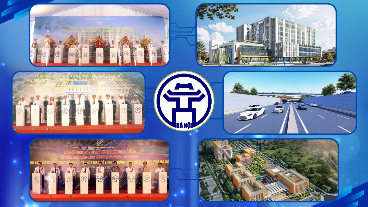 Hà Nội khởi công nhiều dự án trọng điểm dịp 10/10