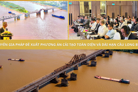 Chuyên gia Pháp đề xuất phương án cải tạo toàn diện và dài hạn cầu Long Biên