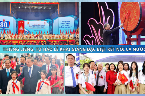 Thiêng liêng, tự hào lễ khai giảng đặc biệt kết nối cả nước