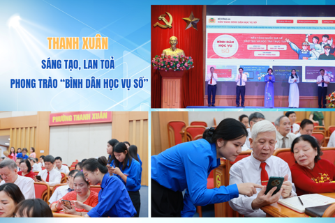 Thanh Xuân sáng tạo, lan tỏa phong trào “Bình dân học vụ số”