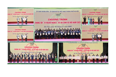 Hà Nội tiếp nhận hơn 93 tỷ đồng ủng hộ Quỹ "Vì người nghèo"
