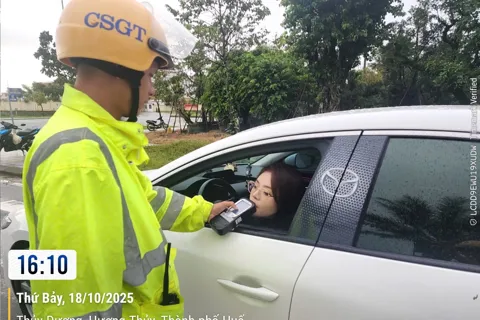 TP Huế: tăng cường kiểm tra nồng độ cồn, quyết liệt ngăn ngừa tai nạn giao thông