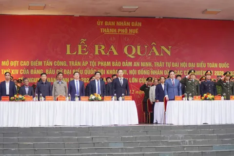 Thành phố Huế mở đợt cao điểm tấn công, trấn áp tội phạm bảo đảm an ninh, trật tự
