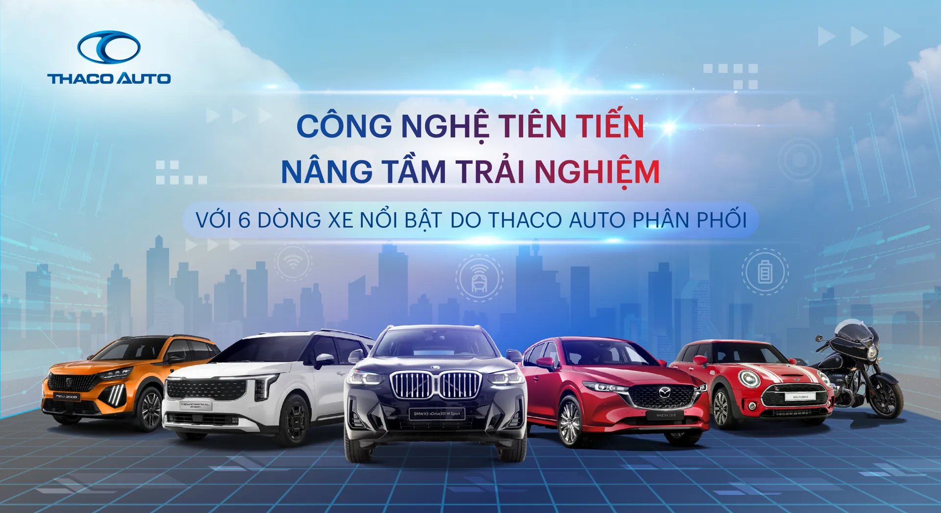 Nâng tầm trải nghiệm với 6 dòng xe nổi bật từ Thaco Auto
