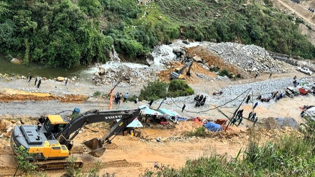 Lai Châu: sạt lở công trường thủy điện, nhiều người thương vong