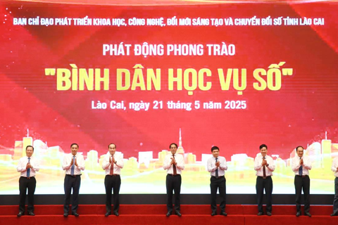 Lào Cai phát động phong trào “Bình dân học vụ số”: lan tỏa tri thức thời đại mới
