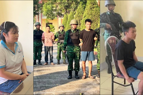 Lào Cai: triệt phá đường dây đường dây đưa người nhập cảnh trái phép qua sông Hồng
