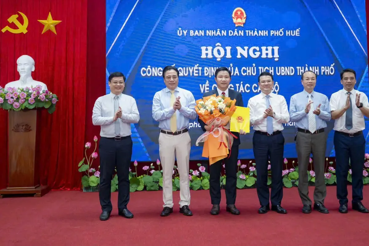 Ông Lê Văn Cường được bổ nhiệm Phó Giám đốc Sở Tài chính TP Huế