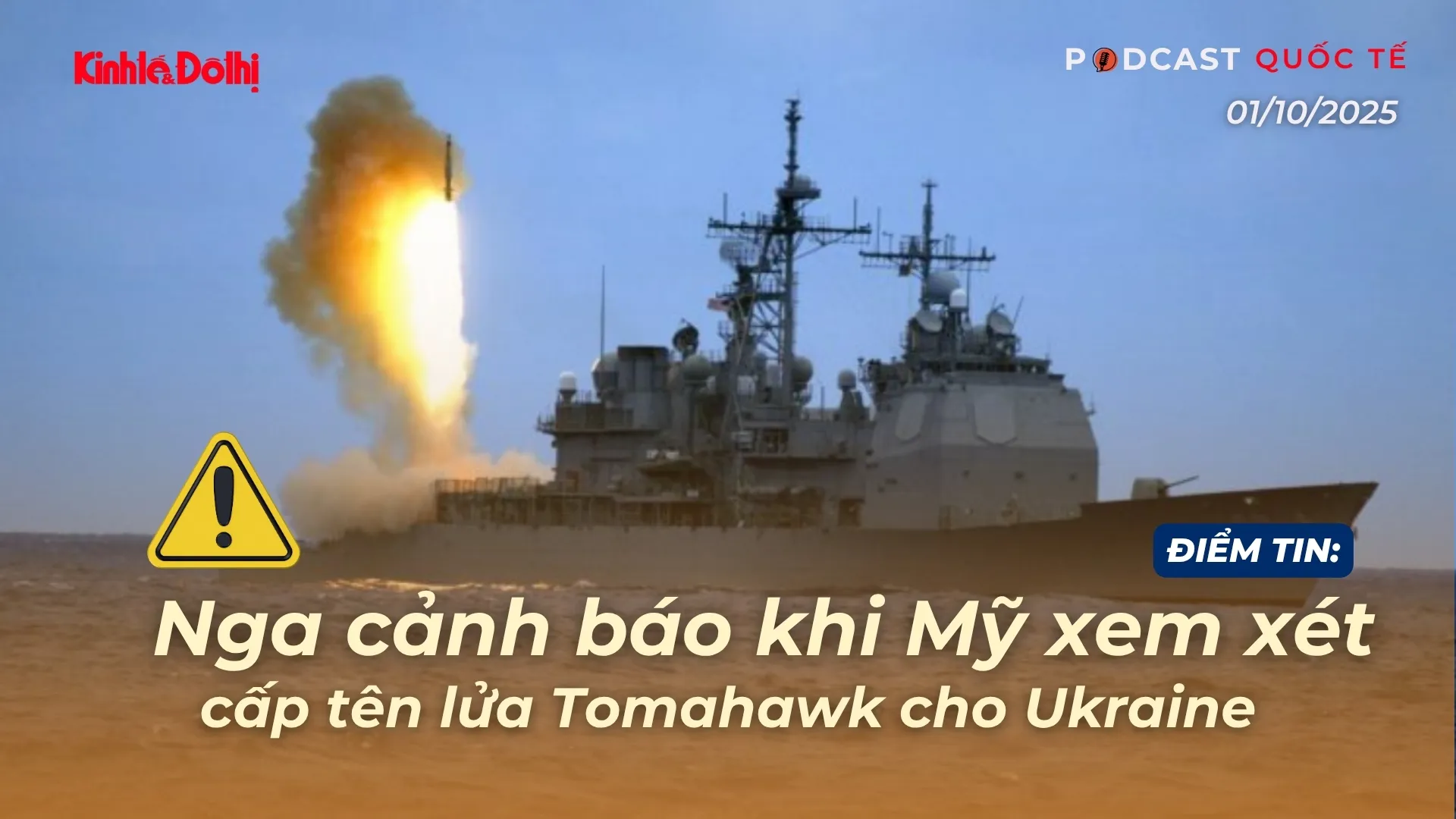 Điểm tin 01/10: Nga cảnh báo khi Mỹ xem xét cấp tên lửa Tomahawk cho Ukraine