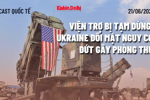 Podcast: viện trợ bị tạm dừng, Ukraine đối mặt nguy cơ đứt gãy phòng thủ