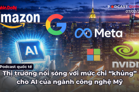 Podcast quốc tế: Thị trường nổi sóng với mức chi “khủng” cho AI của ngành công nghệ Mỹ