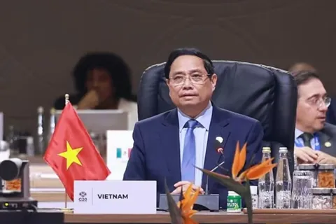 Thủ tướng thảo luận khoáng sản chiến lược, việc làm bền vững và AI tại Hội nghị G20