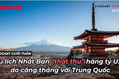 Podcast quốc tế: Du lịch Nhật Bản “thất thu” hàng tỷ USD do căng thẳng với Trung Quốc
