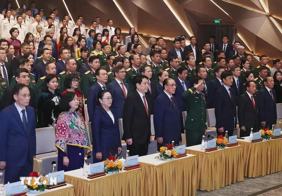 Lễ kỷ niệm 50 năm Quốc khánh Lào và 105 năm Ngày sinh Chủ tịch Kaysone Phomvihane tại Hà Nội