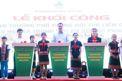 Đà Nẵng khởi công loạt trường tại các xã biên giới