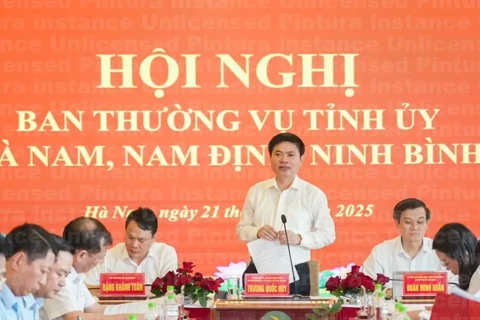 Hà Nam, Nam Định, Ninh Bình thống nhất phương án tổ chức bộ máy sau hợp nhất