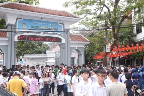Nam Định: Hơn 23.000 thí sinh hoàn thành ngày thi thứ hai vào lớp 10 THPT