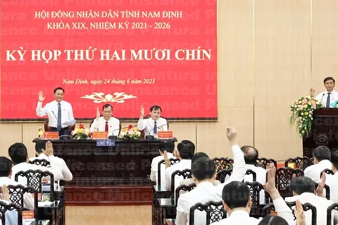 HĐND tỉnh Nam Định thông qua 11 nghị quyết quan trọng trước khi sáp nhập 3 tỉnh