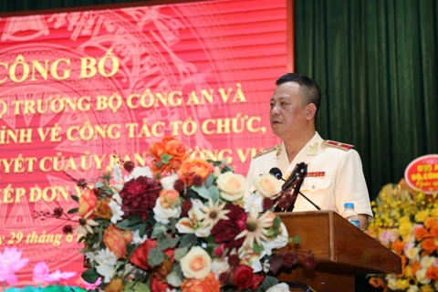 Ninh Bình, Hưng Yên công bố các quyết định tổ chức, cán bộ công an
