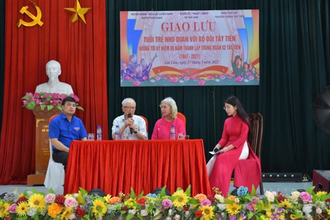 Giao lưu, tọa đàm “Tuổi trẻ Nho Quan với bộ đội Tây Tiến”