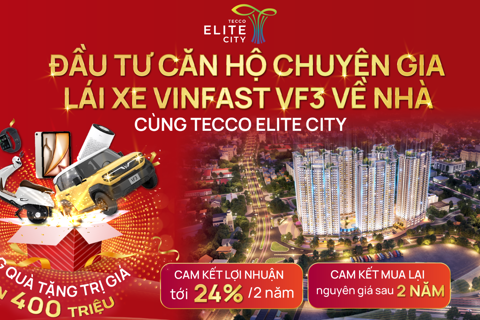Ở sang - Sinh lời chắc - Rinh xế thời thượng cùng Tecco Elite City