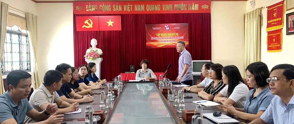 Hưng Yên: tập huấn nghiệp vụ báo chí tuyên truyền đại hội đảng bộ các cấp và Đại hội XIV của Đảng