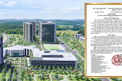 Thành lập Đại học Tâm Anh, đầu tư ban đầu 2500 tỷ đồng, đào tạo chuẩn quốc tế