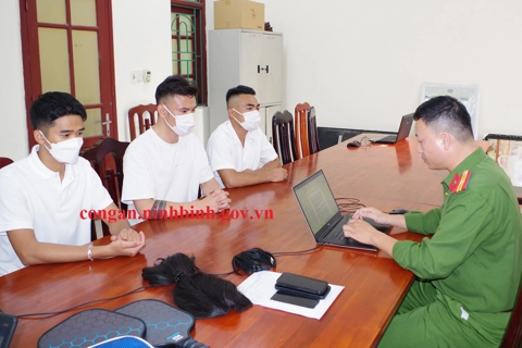 Ninh Bình: xác minh vụ việc 3 đối tượng dàn dựng, đăng clip sai sự thật trên không gian mạng
