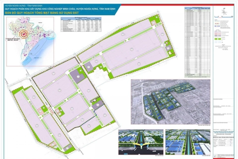 Khu công nghiệp Minh Châu - mảnh ghép mới trong quy hoạch phát triển công nghiệp Nam Định