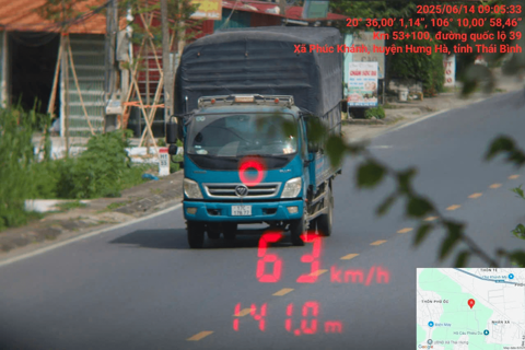 Thái Bình: 85 lượt phương tiện vi phạm Luật Giao thông đường bộ bị xử lý phạt nguội
