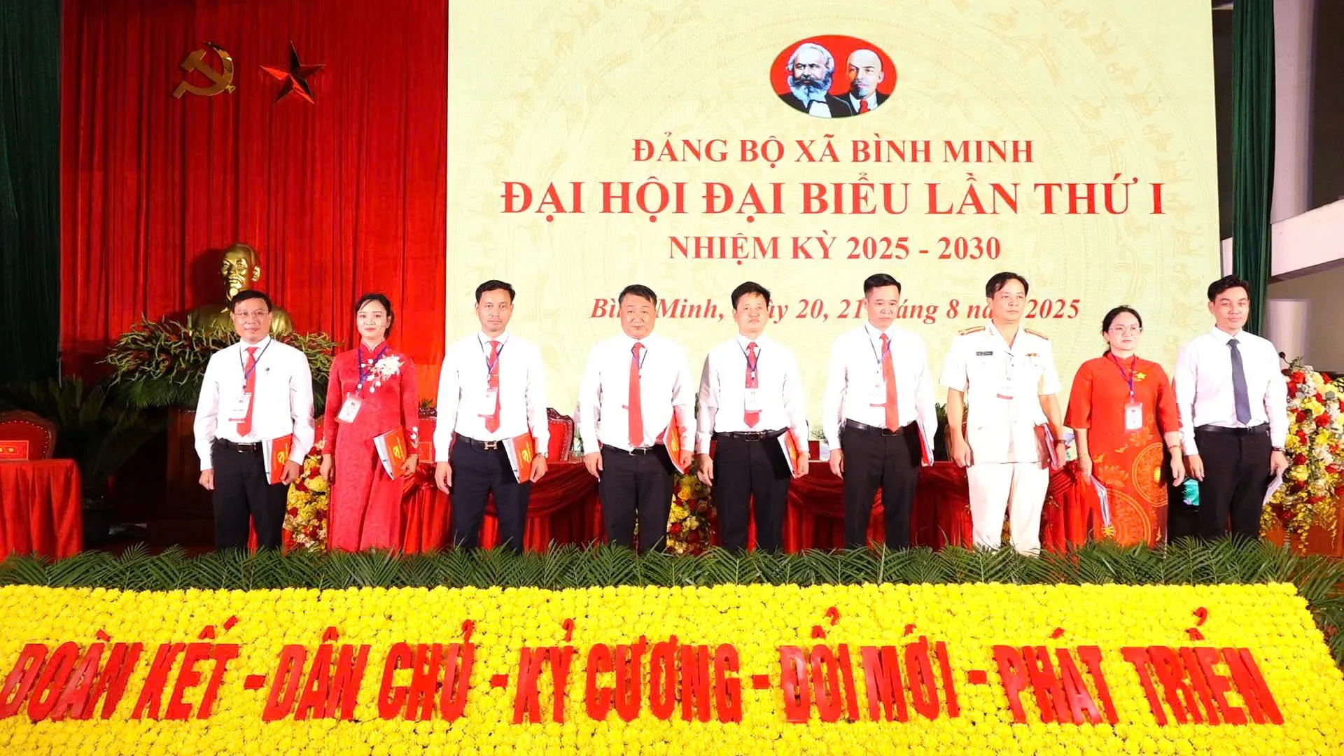 Phiên trù bị Đại hội đại biểu Đảng bộ xã Bình Minh lần thứ I
