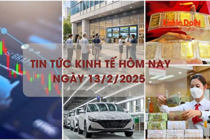 Tin tức kinh tế 13/2/2026: giá vàng trong nước giảm 2 triệu đồng/lượng