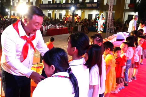 Đêm hội trăng rằm vui tươi, ấm áp của thiếu nhi Bình Minh