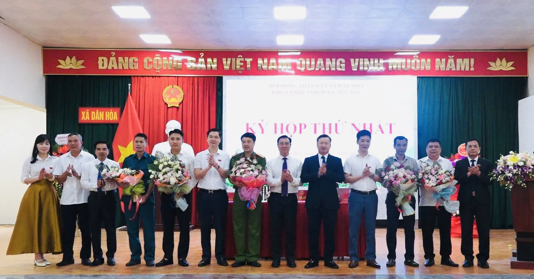 Xã Dân Hoà lấy Nhân dân làm trung tâm phục vụ
