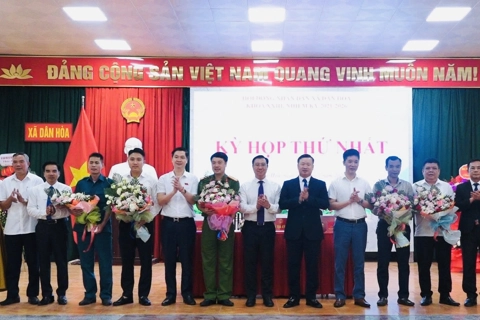 Xã Dân Hoà lấy Nhân dân làm trung tâm phục vụ