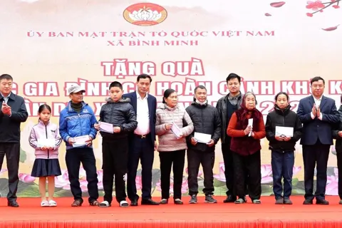 Xã Bình Minh: Ấm áp nghĩa tình chương trình “Tết sum vầy – Xuân ơn Đảng”