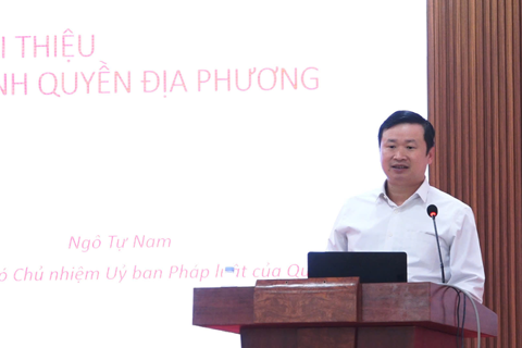 Xã Dân Hòa: tập huấn nâng cao vai trò, trách nhiệm của đại biểu HĐND