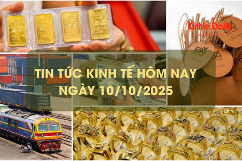 Tin tức kinh tế 10/10: giá vàng 'rơi' khỏi đỉnh lịch sử