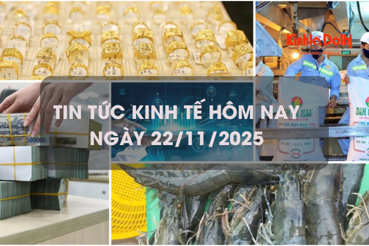 Tin tức kinh tế 22/11: giá vàng trong nước bật tăng trở lại